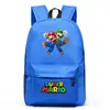 Mochila Escolar Unisex Casual para Viaje, Super Mario Star, Estudiante Joven, Transfronteriza