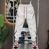 Calça Jogger Casual Lisa de Cor Sólida Ultra-Fina para Jovens Verão 2026 Masculina de Caimento Solto Personalidade Jovem Patchwork Calça Masculina
