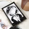 Bufanda Cuadrada de Moda Versátil Estilo Coreano Floral 70% Seda Artificial Pañuelo de Cuello Pañuelo de Cuello de Alto Grado con Puntos Venta al por Mayor