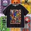 Novo Jogo de Restaurante Pizzy's Parlor Mercadoria Roupas Camiseta de Manga Curta Infantil Top de Verão Tendência