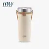 Taza de Hielo Tyeso con Popote Acero Inoxidable 304 Doble Capa Aislada y Fría Portátil Taza de Café para Coche
