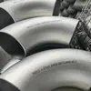 Codo de Acero Inoxidable 304 de 90 Grados Alta Presión Prensado en Caliente Codo Sin Costura Codo Soldado de Acero Diámetro Grande Codo Soldado a Tope