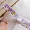 Estilo étnico encaje de tela adornos accesorios fondo camel flores bordadas tela para ropa de algodón adornos para manualidades materiales decorativos