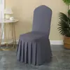 Funda Gruesa Nueva para Silla de Hotel Silla de Comedor para el Hogar Silla Curva Funda para Asiento Funda Universal para Taburete