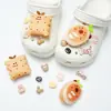 Zapatos de Madera con Mariposas para Niñas de Gran Venta Accesorios DIY Desmontables Versátiles Decoraciones de Zapatos de Dibujos Animados para Primavera y Verano