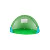 Fabricação de barraca de praia de camada única dupla, verde, automática, aberta, toldo de praia de arame de aço