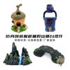 Ventas Directas de Fábrica una variedad de acuario pecera resina mesa de secado para tortuga rastreadora mascota mesa para escalar rocalla casa escondite para peces pequeños camarones