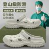 Pantuflas Médicas para Quirófano para Hombre 2025 Verano Nuevo para Exterior Antideslizantes Antiolor Transpirables Zuecos Eva de Suela Gruesa para Hombre