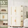 Em Estoque Guarda-Roupa Doméstico Sem Instalação Armário de Armazenamento de Brinquedos para Lanches de Bebê Armário de Armazenamento para Sala de Estar Guarda-Roupa Simples Infantil