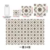 Pegatinas de azulejo autoadhesivas de PVC con mandala gris verdoso para cocina/baño, impermeables y resistentes al aceite, para renovación de paredes, exclusivamente para ventas transfronterizas