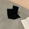 Botas vaqueras occidentales de ante para mujer, estilo retro minimalista, para aumentar la altura, caña ancha, punta fina, versátiles, adelgazantes, botas de moda