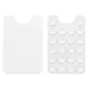 Adequado para porta-cartões de banco para celular porta-cartões porta-cartões portátil multifuncional porta-cartões de silicone suporte com ventosa para celular