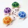 Pendente fofo de tricô de lã feito à mão tartaruga de crochê enviar amigos presente criativo boneca de crochê boneca