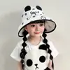 Sombrero de Sol para Niños, Sombrero de Verano con Ala Ancha y Parte Superior Abierta, Lindo Sombrero de Sol para Niños y Niñas, Sombrero de Sol Delgado con Protección UV
