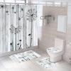 Paneles de Puerta de Madera, Cortinas de Ducha, Cortinas de Baño, Cortinas de Ducha Transfronterizas, Impresión Digital, Suministro Directo de Fabricantes