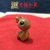 Ciervo Pequeño Madera de Palo de Rosa Ciervo Madera de Ébano Madera Pintada Accesorios para Joyería DIY Colgante Llavero Colgante para Coche