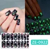 Zhengxiang Transfronterizo Nuevo Halloween Película Luminosa Esmalte Pasta para Uñas Telaraña Fantasma Diablo Pasta para Uñas Europea y Americana