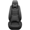 Cojín para Asiento de Coche, Cobertura Completa para Cinco Asientos, Universal para Todas las Estaciones, Funda de Asiento Lavable de Cuero en Stock para Asientos Individuales o Dobles