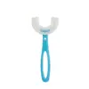 Cepillo de Dientes de Silicona en Forma de U para Niños, Gel Suave, Adecuado para Niños de 2 a 12 Años y Mayores, Set de Pasta de Dientes para Bebés, Artefacto para Cepillar