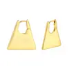 Pendientes de Bolso Triangular Brillantes de Industria Pesada Europea y Americana Pendientes de Diseño Único Pendientes de Moda para Mujer Pendientes de Estilo Callejero