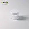 30g Frasco Transparente de Embalagem para Cosméticos PS Caixa Pequena para Teste Frasco Redondo Caixa para Embalagem de Manicure Frasco Caixa de Embalagem com Glitter Atacado