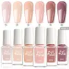 Comércio exterior kit de seis cores à base de água esmalte de unha sem cozedura durável não descasca secagem rápida pó de glitter para unhas branco atacado