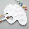Ferramentas de desenho infantil conjunto completo plástico acrílico pintura estudante arte aquarela guache caixa de pincéis balde de caneta de lavagem paleta