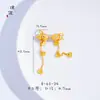 Puzuo Color Fuerte que Conserva el Color Oro Arena Antiguo Accesorios DIY Incrustados con Diamantes Colgante de Calabaza Fulu Semilla de Loto Vaina de Loto Cadena para Suéter