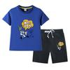 Conjunto Infantil Bugs Bunny Verão 2023 Novo Meninos Solto Fino Manga Curta Shorts Casual Infantil Conjunto de Duas Peças