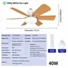 Nova luminária de ventilador E27 com grão de madeira fácil de instalar pequena lâmpada para casa