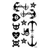 Pequeñas pegatinas de tatuaje fresco viento Harajuku pegatinas de tatuaje coreanas suministro de Amazon fábrica en stock pegatinas de tatuaje al por mayor