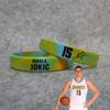 Pulsera deportiva de silicona con la firma de la estrella del baloncesto Kobe Durant, James Owen Curry, en varios colores