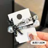 Pinza BB de moda de alta gama pinza para el pelo lazo de perlas y diamantes de imitación pinza lateral de lazo pinza para flequillo tocado