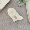 Calcetines Blanco Leche Calcetines de Mujer Primavera y Verano Color Sólido Japonés Bordado Lindo Gato de Dibujos Animados Algodón Calcetines Blancos