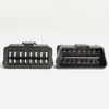 Conector Macho de 16 Pines Obd2 Chapado en Oro Chapado en Níquel Enchufe Obd Interfaz de Coche 12V