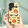 Aplicable para funda de teléfono Samsung S26ULTRA A57 Halloween S24 cubierta protectora A06 funda de vidrio templado A07 Calabaza