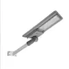 Luz de Rua Solar Integrada de Alto Brilho 170Lm/W para Exterior com Sensor de Radar, Instalação 3-6m
