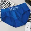 HOMENS Cueca Triângulo Masculina Sem Costura Tamanho Grande Adolescente Roupa Íntima Masculina Respirável Confortável Esportiva Cintura Média Masculina