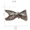 Joias de unha em liga de borboleta para influenciadores digitais, joias de unha retrô de luxo leve, acessórios de unha em forma de cauda de peixe oca líquida, atacado