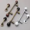 Venda Direta do Fabricante: Puxadores de Porta de Armário de Luxo Leve Estilo Francês, Puxadores de Porta de Guarda-Roupa, Puxadores de Móveis de Gaveta, Puxadores Pequenos com Pingente de Bola Redonda Estilo Vintage