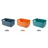 Caixa de Armazenamento para Mesa Atacado Guarda-Roupa Cosméticos Diversos Lanches Cozinha Quarto Cesta de Armazenamento para Roupas Íntimas Armazenamento Multifuncional
