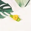 Mini Cinta de Satén Hecha a Medida Flor de Tela Pequeña Flores Tridimensionales Accesorios para el Cabello Hechos a Mano Accesorios y Materiales para Ropa