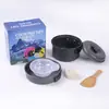 DS200 set de ollas de camping para exteriores de moda set de ollas de camping para exteriores sartén antiadherente de óxido de aluminio juego de ollas para 1-2 personas set de ollas para estufa de camping para exteriores