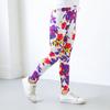 Leggings nuevos transfronterizos para niñas, pantalones finos estampados elásticos de primavera y otoño para niños, pantalones para niños medianos y grandes de estilo coreano