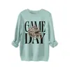 Amazon eBay site independente moda e único capacete feminino dia de jogo moletom quente espesso comércio exterior transfronteiriço