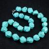 1906-Natural Cristal Ágata Jade Irregular Colar Pedra Polida Pedra Nó Colar