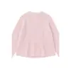 Suéter cárdigan de punto morado estilo coreano con cuello redondo para mujer, nuevo diseño 2026, sentido de diseño, nicho, top holgado
