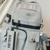 Mochila 26 Nuevo Estilo Moda Callejera Gran Capacidad Estudiante Escolar Simple Ropa de Trabajo Informal Casual para Viajes