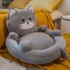 Almofada Futon para Varanda de Capivara Chão Leitura Sala de Estar de Casa Tatami Sofá Preguiçoso Encosto Assento de Fartura