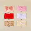 Accesorios para el cabello transfronterizos europeos y americanos para niños, diadema ancha de lazo suave y no restrictiva, diadema de protección de fontanela para bebés, tocado
